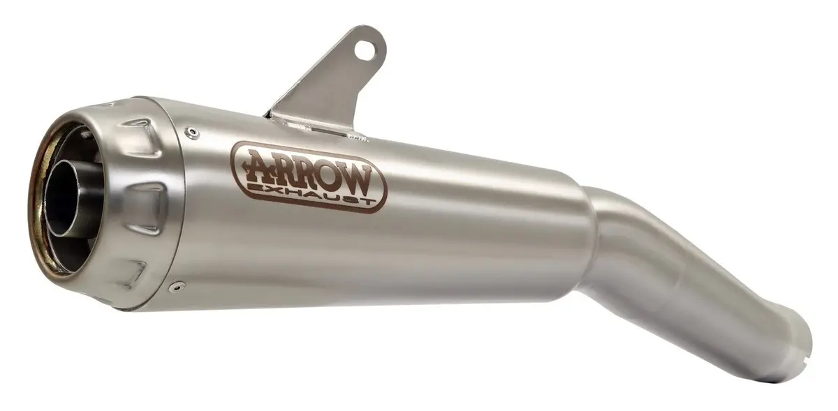 Arrow Pro-Race Slip-On Exhaust Nichrome With Steel End Cap Zx-6R 636 2009-2025 71898Pri 2