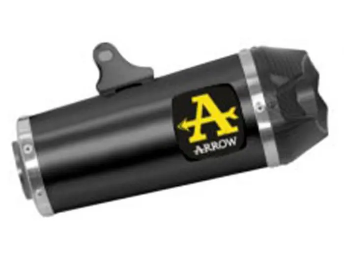 71932Pkn Arrow High/Low Mount Works Slip-On Exhaust, Nichrome Dark For Yamaha Mt-09 21-23 1