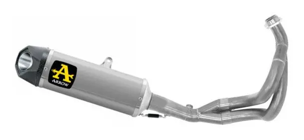 Arrow  Indy Race Full Exhaust With Aluminum Muffler  For  Z650 2021-2022  71937Akw 1