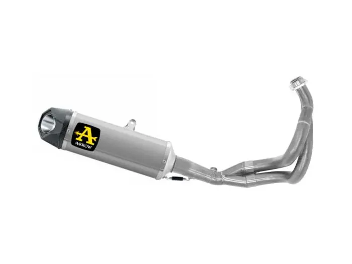 Arrow Indy-Race Full Exhaust, Titanium Muffler For Kawasaki Z650 2021 -2024 71937Pkw 1