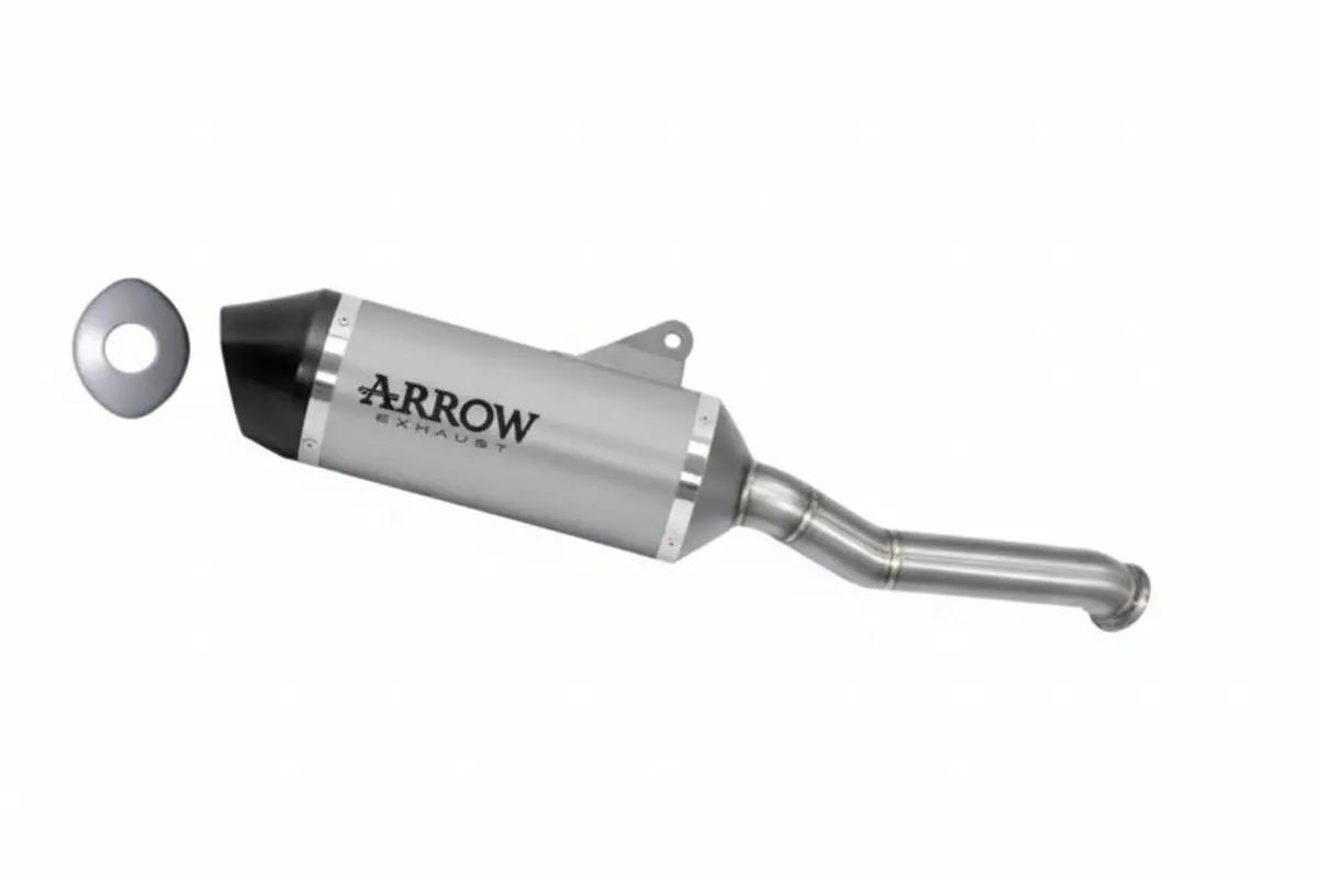 71991Pk Arrow Cf Moto 800 Mt 2025 Race-Tech Titanium Silencer With Carby End Cap 1