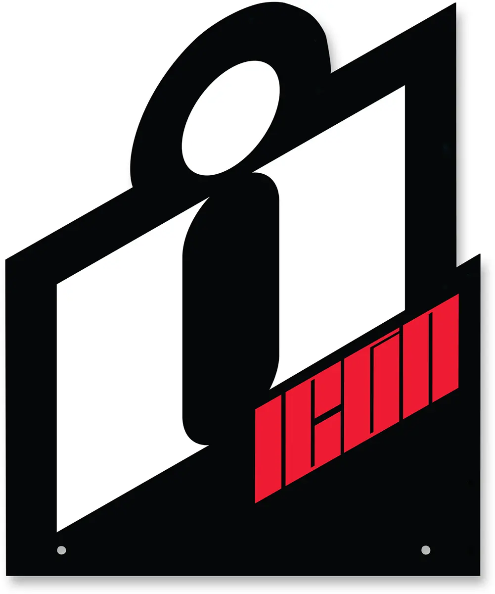 Icon 4-Way Display Header Sign 9903-0576 1