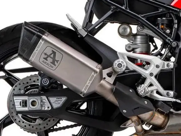 71506Pt  Arrow Pista Slip-On Exhaust Titanium For Bmw M/S1000rr 20-25 1