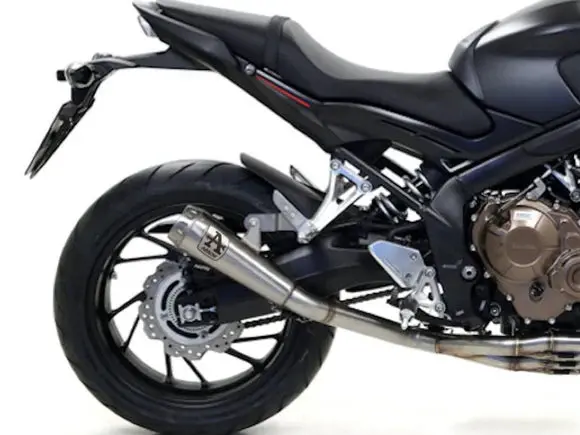 71205Pr  Arrow Slip-On Pro-Race Exhaust, Stainless Steel Honda Cb650f / Cbr650f 14-18 Please Note That This Slip-On Is Designed To Be Installed With A Header. 1