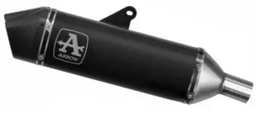 Arrow 72003Van Veloce Racing Exhaust, Dark(For Sidebags) For Triumph Tiger 1200 2022-2024 1