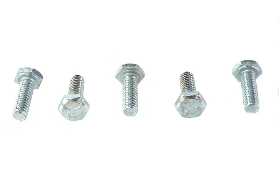 Hex Cap Bolts Zinc 1/4 Inch X 3/4 Inch - V-Twin Mfg. 1