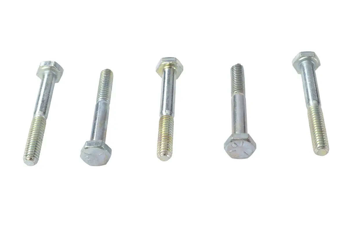 Hex Cap Bolts Zinc 1/4 Inch X 2 Inch - V-Twin Mfg. 1