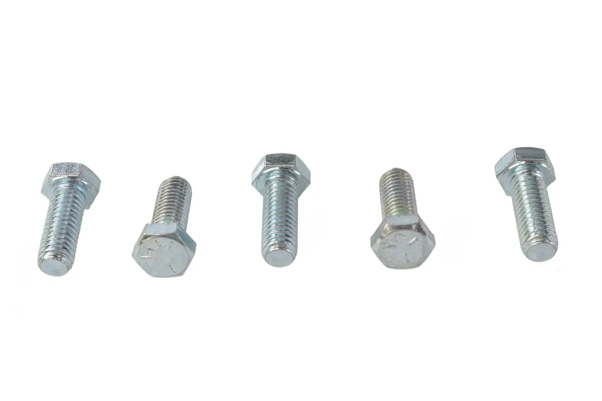Hex Cap Bolts Zinc 3/8 Inch X 1 Inch - V-Twin Mfg. 1