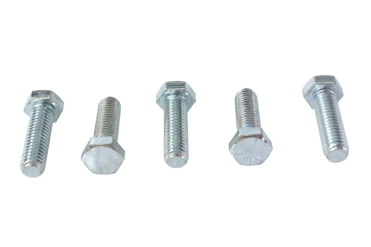Hex Cap Bolts Zinc 3/8 Inch X 1-1/4 Inch - V-Twin Mfg. 1