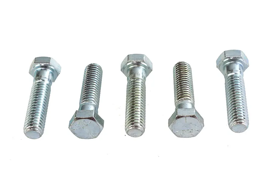 Hex Cap Bolts Zinc 3/8 Inch-16 X 1-1/2 Inch - V-Twin Mfg. 1