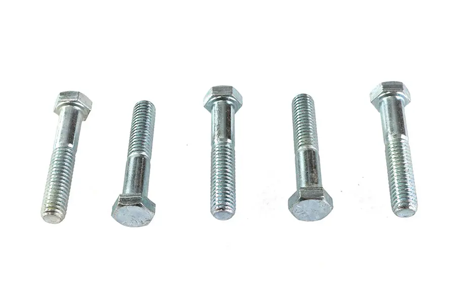 Hex Cap Bolts Zinc 3/8 Inch X 2 Inch - V-Twin Mfg. 1