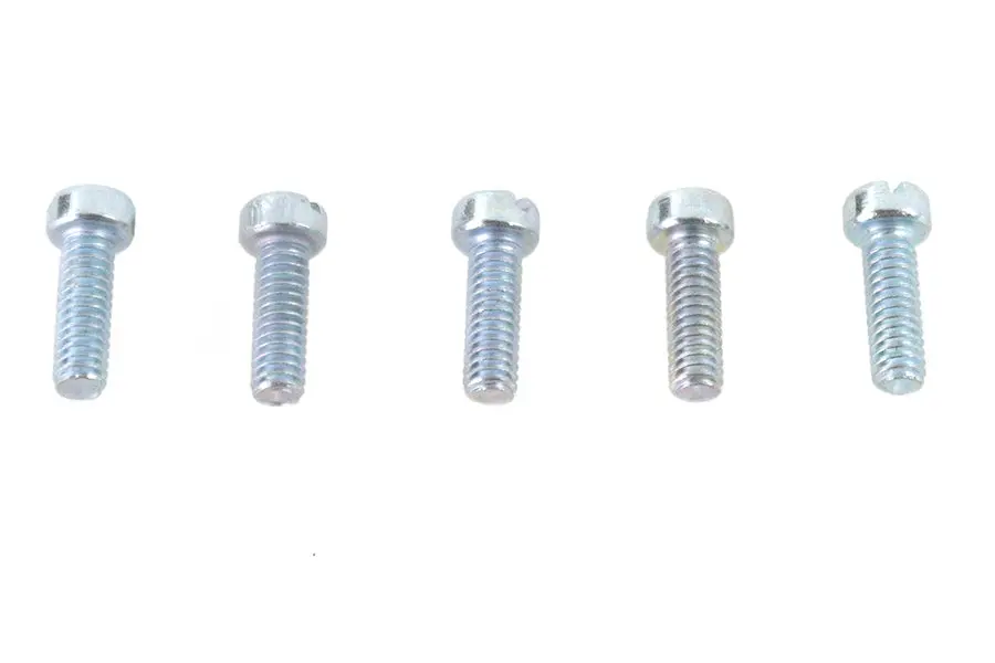 Fillister Head Screws 8-32 X 1/2 Inch Zinc - V-Twin Mfg. 1