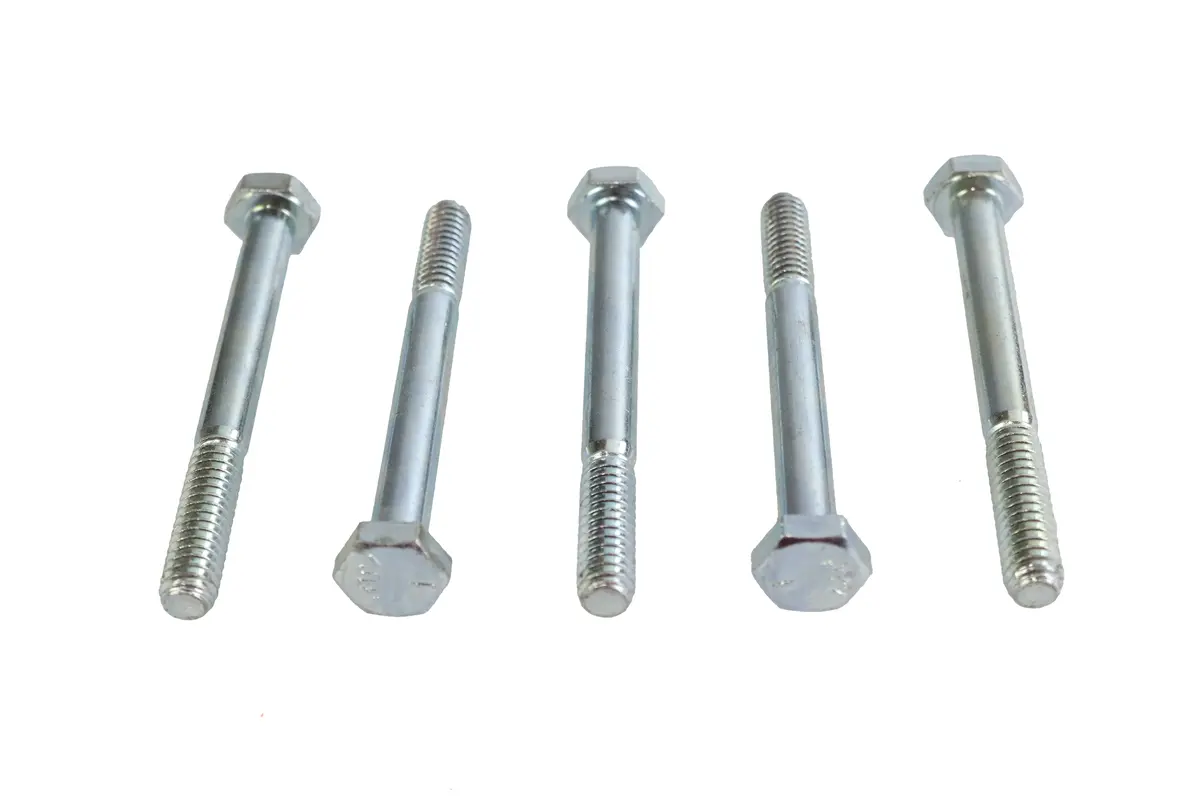 Zinc Hex Cap Bolts 1/4 Inch-20 X 2-1/2 Inch - V-Twin Mfg. 1