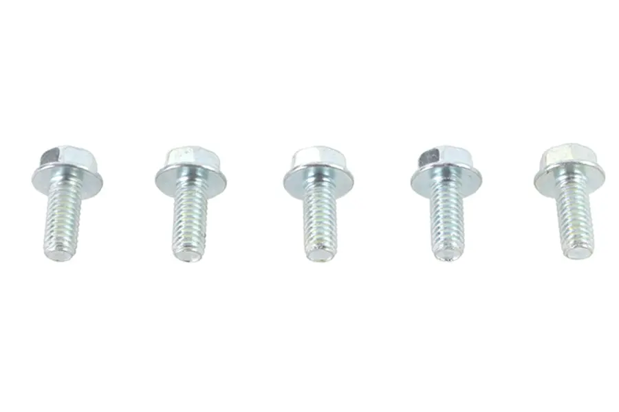 Zinc Hex Flange Screws 5/16 Inch-18 X 5/8 Inch - V-Twin Mfg. 1