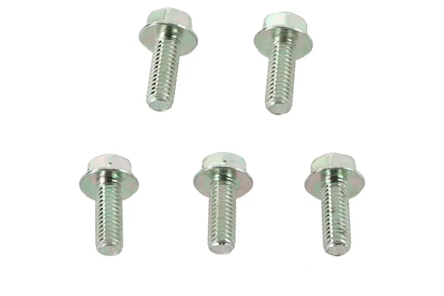 Zinc Hex Flange Screws 5/16 Inch-18 X 7/8 Inch - V-Twin Mfg. 1