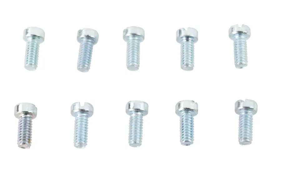 Fillister Head Screw 8-32 N.C. X 3/8 Inch Zinc - V-Twin Mfg. 1