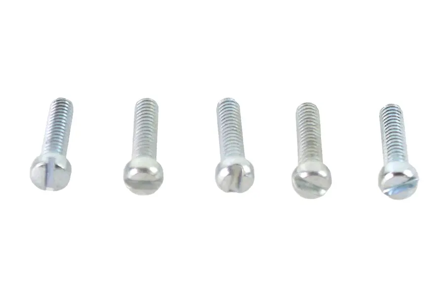 8-32 X 3/4 Inch Fillister Head Screw Zinc - V-Twin Mfg. 1