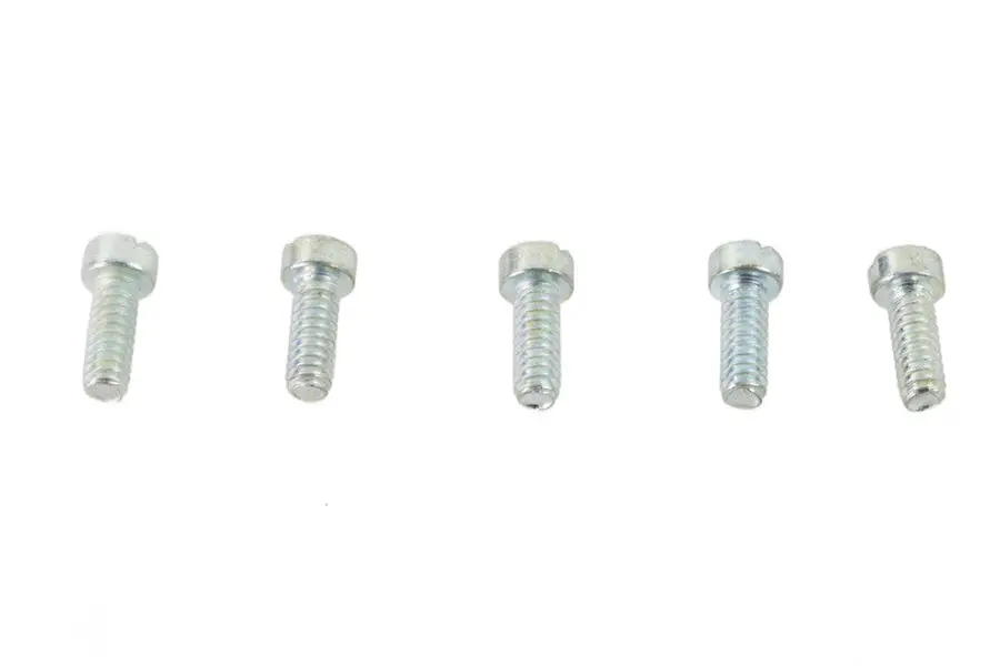 10-24 X 1/2 Inch Fillister Head Screw Zinc - V-Twin Mfg. 1