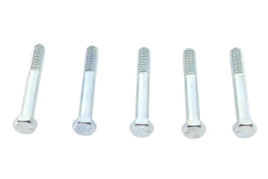 Zinc Hex Cap Bolts 3/8 Inch-16 X 3-1/4 Inch - V-Twin Mfg. 1