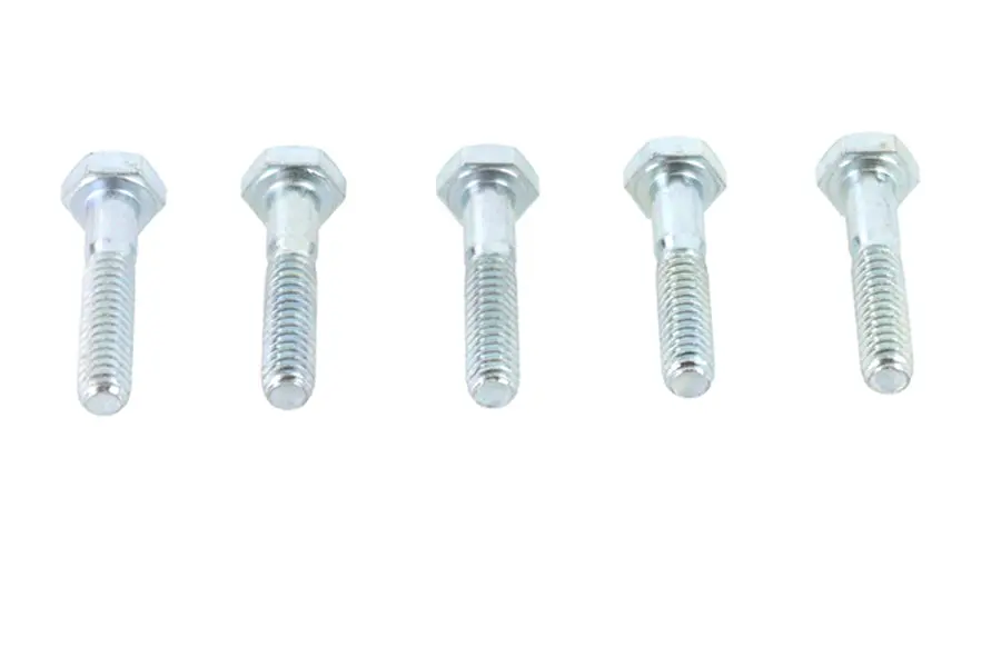 Zinc Hex Cap Bolts 7/16 Inch-14 X 1 Inch - V-Twin Mfg. 1