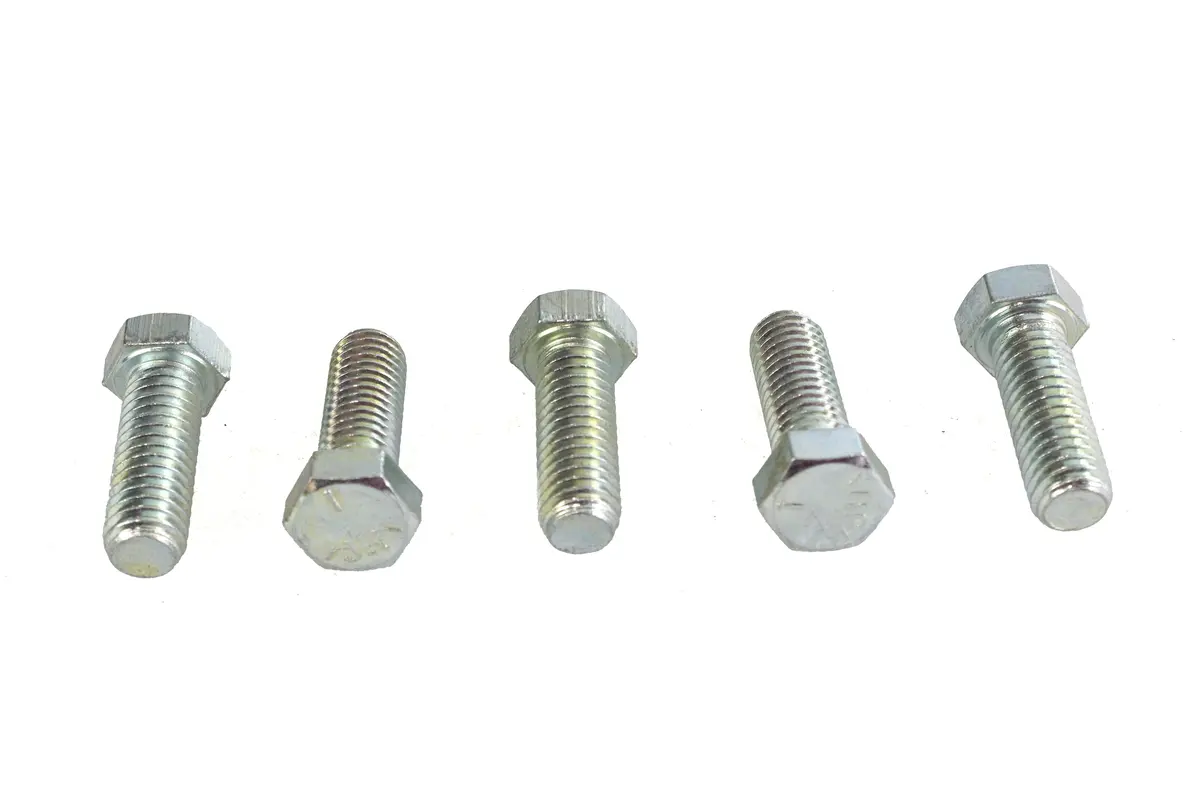 Zinc Hex Cap Bolts 7/16 Inch-14 X 1-1/4 Inch - V-Twin Mfg. 1