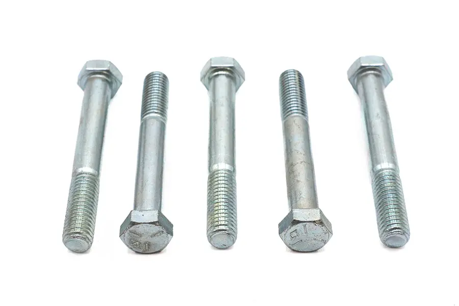 Zinc Hex Cap Bolts 1/2 Inch-13 X 3-5/8 Inch - V-Twin Mfg. 1