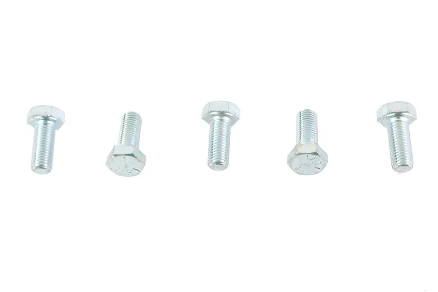 Zinc Hex Cap Bolts 1/4 Inch-28 X 3 Inch - V-Twin Mfg. 1