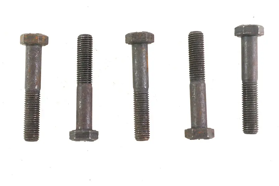 Black Hex Cap Bolts 5/16 Inch-24 X 1-7/8 Inch - V-Twin Mfg. 1