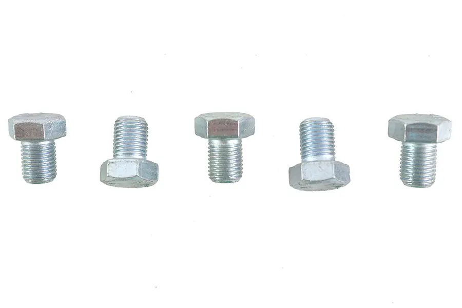 Zinc Hex Cap Bolts 3/8 Inch-24 X 1/2 Inch - V-Twin Mfg. 1