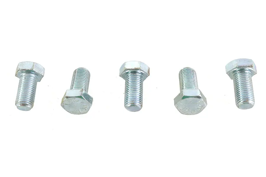 Zinc Hex Cap Bolts 3/8 Inch-24 X 3/4 Inch - V-Twin Mfg. 1
