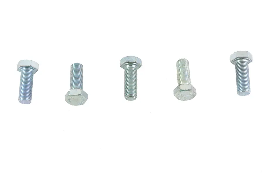 Zinc Hex Cap Bolts 3/8 Inch-24 X 1 Inch - V-Twin Mfg. 1
