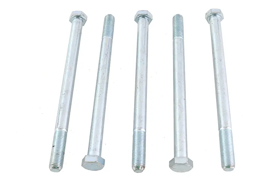 Zinc Hex Cap Bolts 3/8 Inch-24 X 5-1/2 Inch - V-Twin Mfg. 1