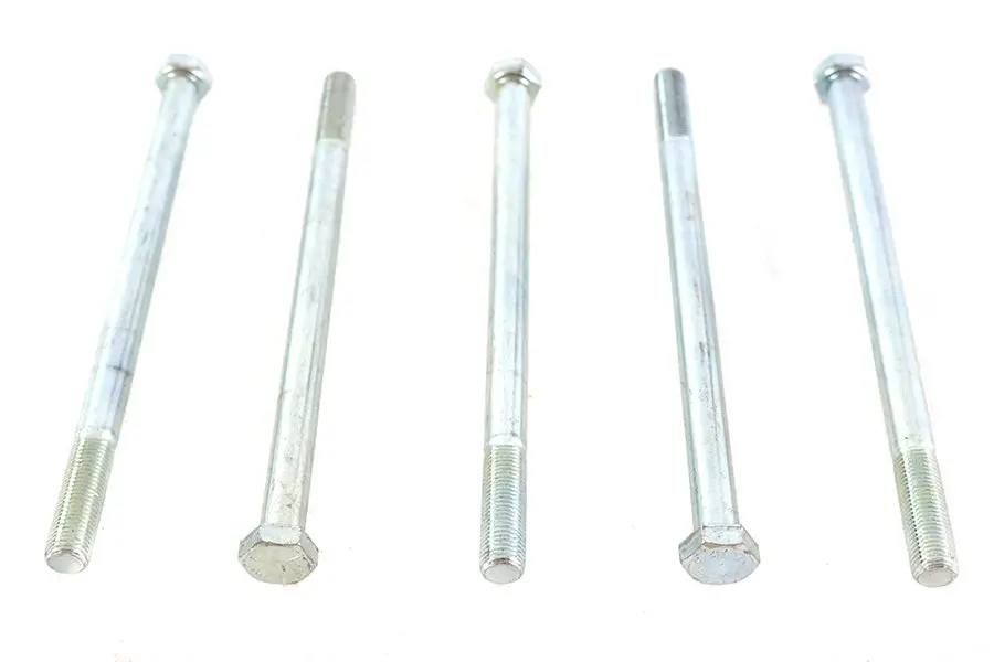 Zinc Hex Cap Bolts 3/8 Inch-24 X 6 Inch - V-Twin Mfg. 1