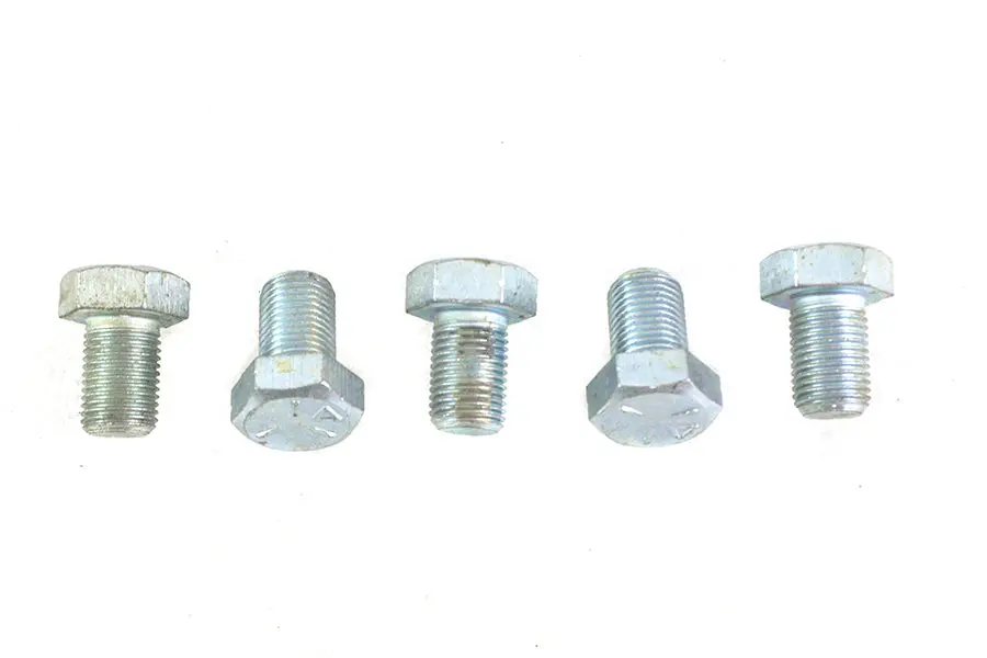 Zinc Hex Cap Bolts 1/2 Inch-20 X 3/4 Inch - V-Twin Mfg. 1