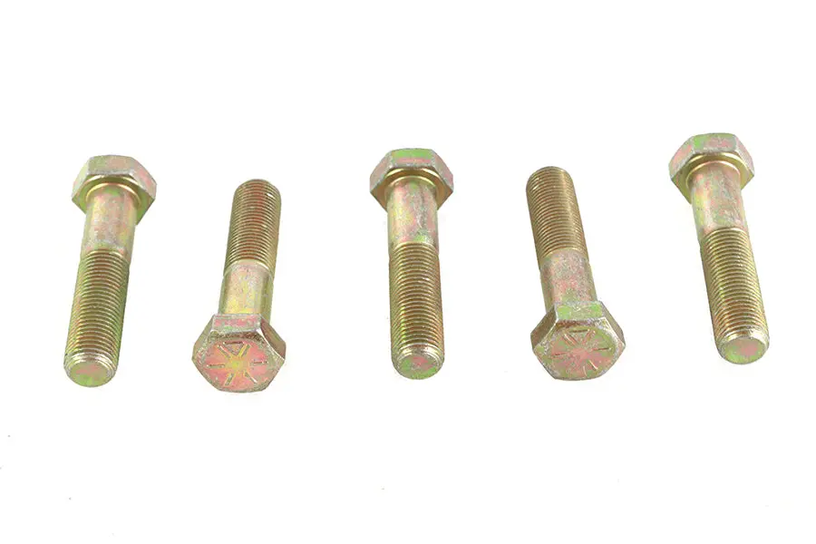 Zinc Hex Cap Bolts 1/2 Inch-20 X 2-1/4 Inch - V-Twin Mfg. 1