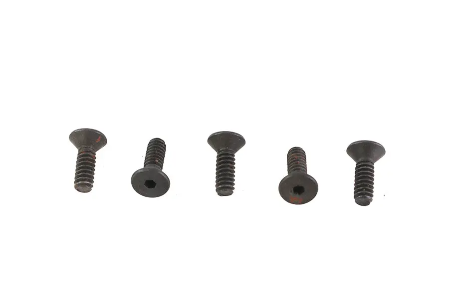 Allen Flat Head Screws Black 6-32 X 7/16 Inch - V-Twin Mfg. 1