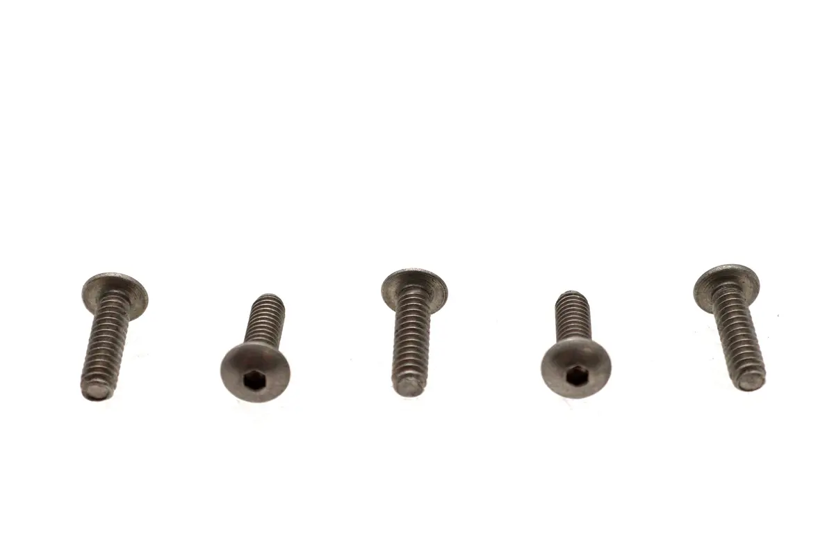 Allen Button Head Screws Stainless Steel 6-32 Inch X 1/2 Inc - V-Twin Mfg. 1