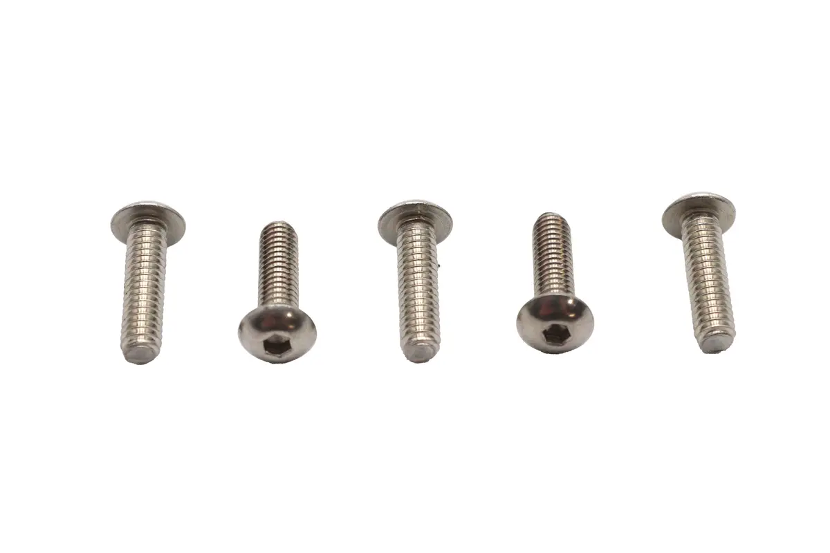 Allen Button Head Screws Stainless Steel 1/4-20 X 7/8 Inch - V-Twin Mfg. 1