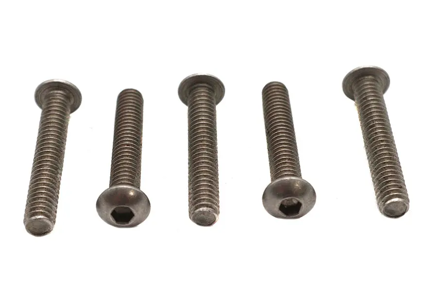 Allen Button Head Screws Stainless Steel 1/4-20 X 1-1/2 Inch - V-Twin Mfg. 1