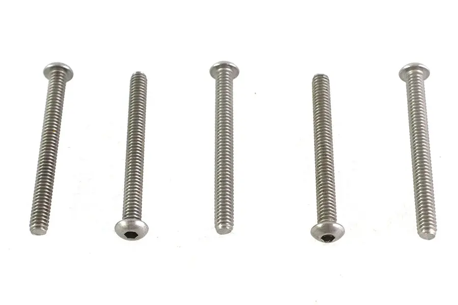 Allen Button Head Screws Stainless Steel 1/4-20 X 2-1/2 Inch - V-Twin Mfg. 1