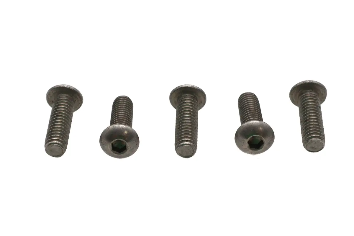 Allen Button Head Screws Stainless Steel 5/16-18 X 1 Inch - V-Twin Mfg. 1