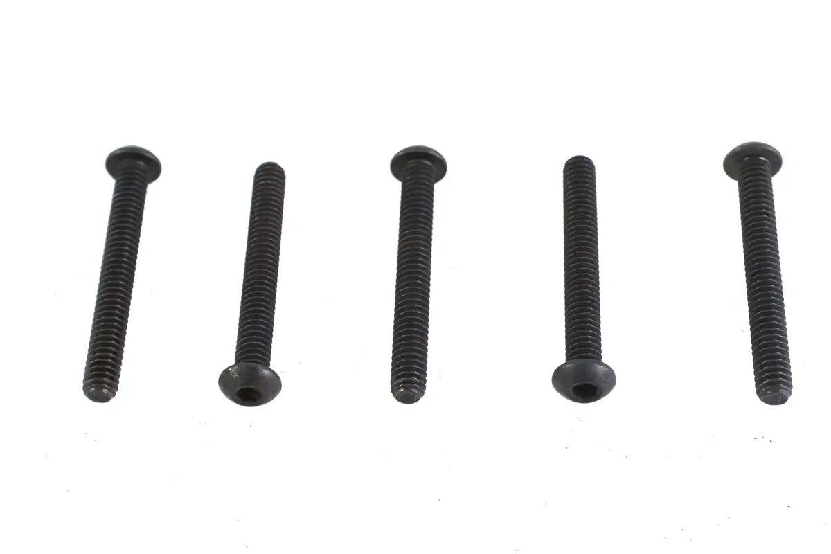 Allen Button Head Screws Black 1/4-20 X 2 Inch - V-Twin Mfg. 1