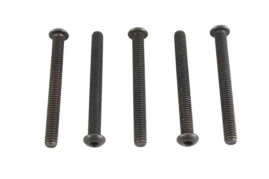 Allen Button Head Screws Black 1/4-20 X 2-1/2 Inch - V-Twin Mfg. 1
