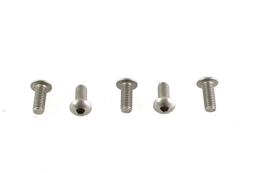 Allen Button Head Screws Stainless Steel 10-32 X 1/2 Inch - V-Twin Mfg. 1