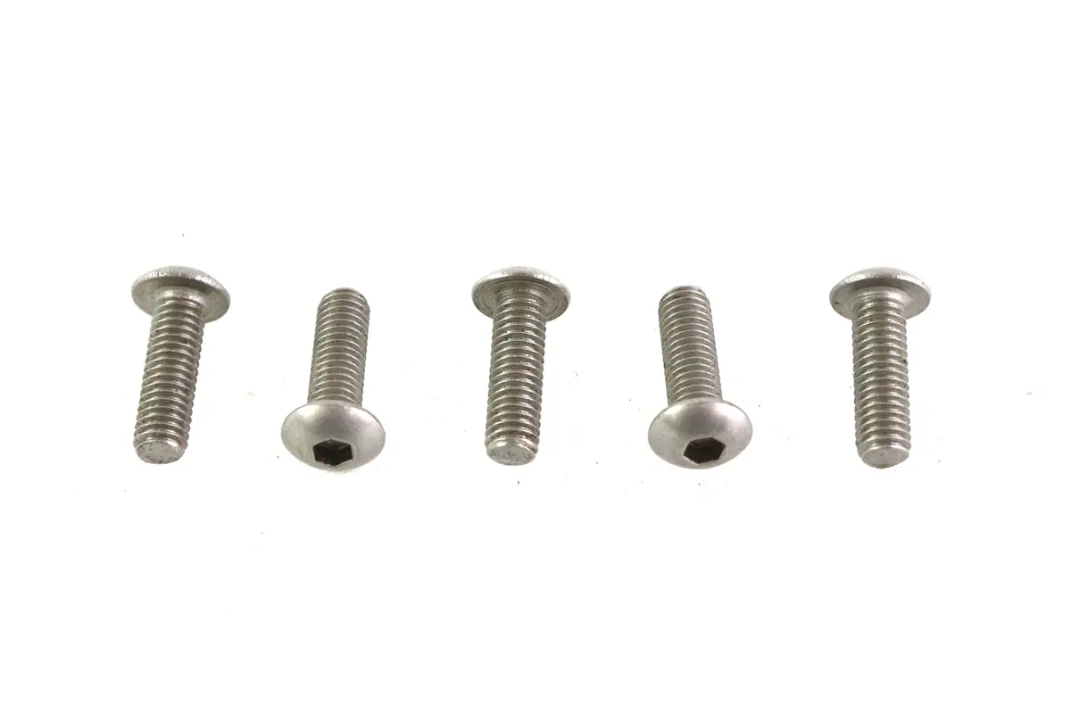 Allen Button Head Screws Stainless Steel 10-32 X 5/8 Inch - V-Twin Mfg. 1