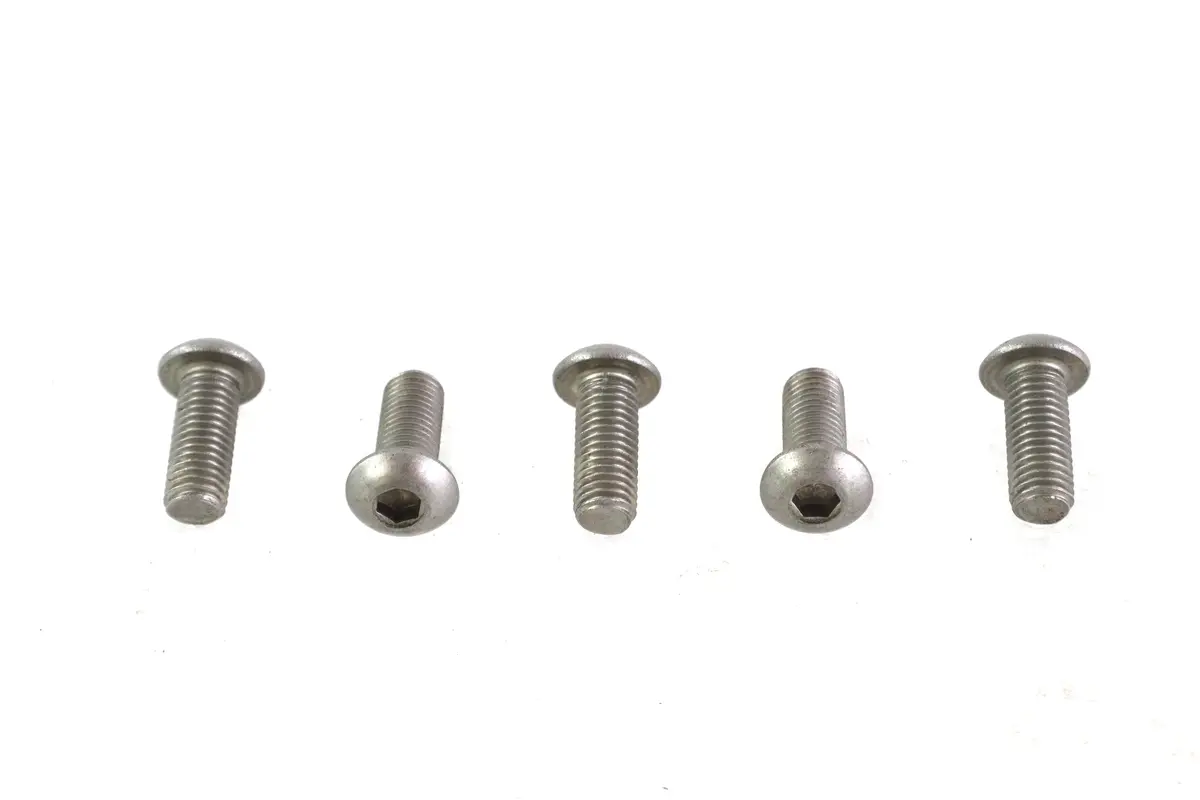 Allen Button Head Screws Stainless Steel 1/4-24 X 5/8 Inch - V-Twin Mfg. 1