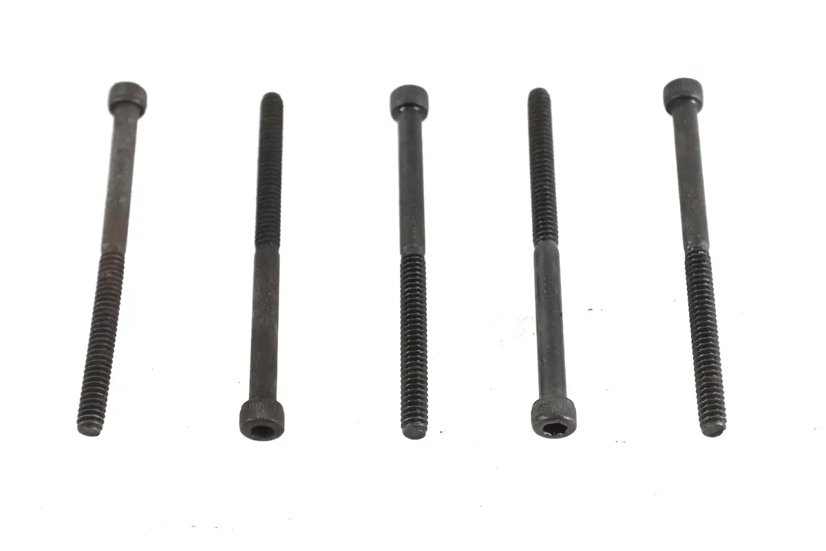 6-32 X 2 Inch Allen Socket Cap Screw Black - V-Twin Mfg. 1