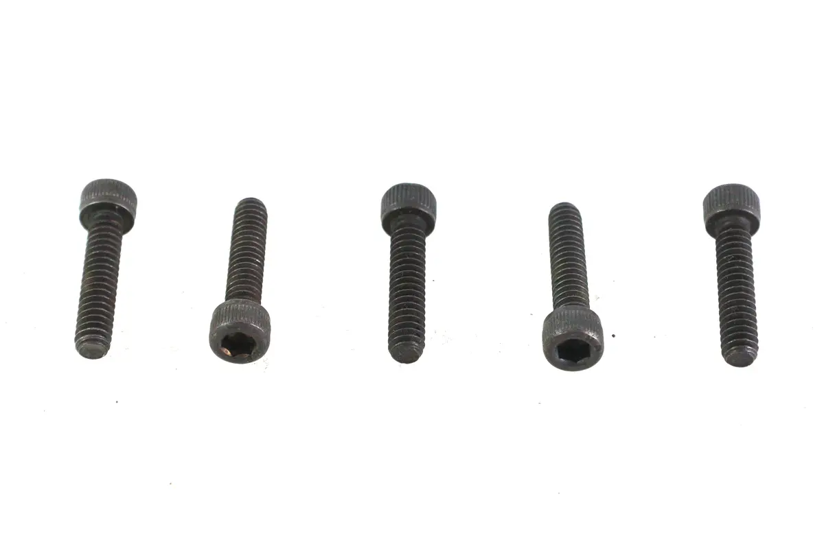 10-24 X 7/8 Inch Allen Socket Cap Screw Black - V-Twin Mfg. 1