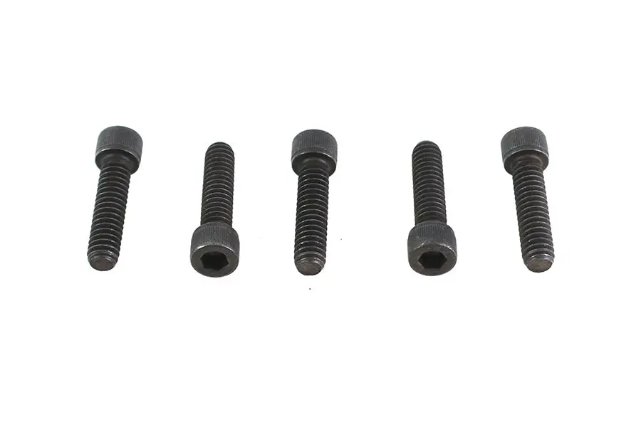 1/4 Inch-20 X 1/2 Inch Allen Socket Cap Screw Black - V-Twin Mfg. 1