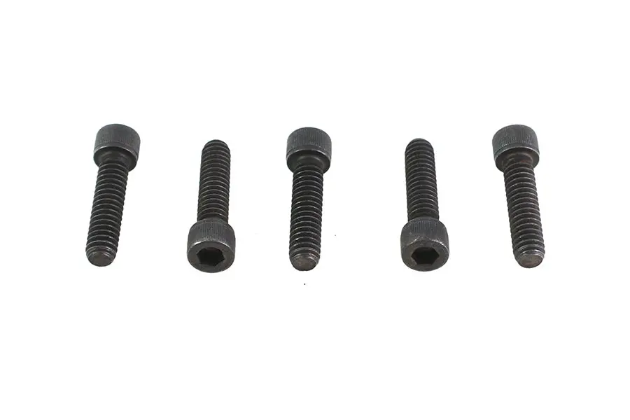 1/4 Inch-20 X 1 Inch Allen Socket Cap Screw Black - V-Twin Mfg. 1